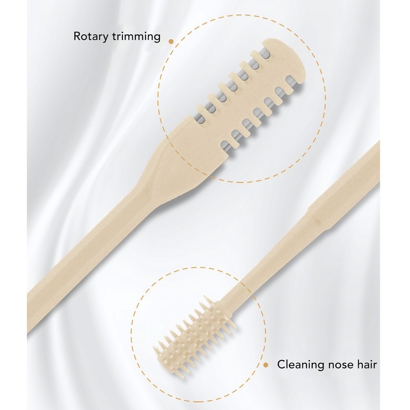 24 Pcs 360 Degree Rotating Nose Hair Trimmer Double Head