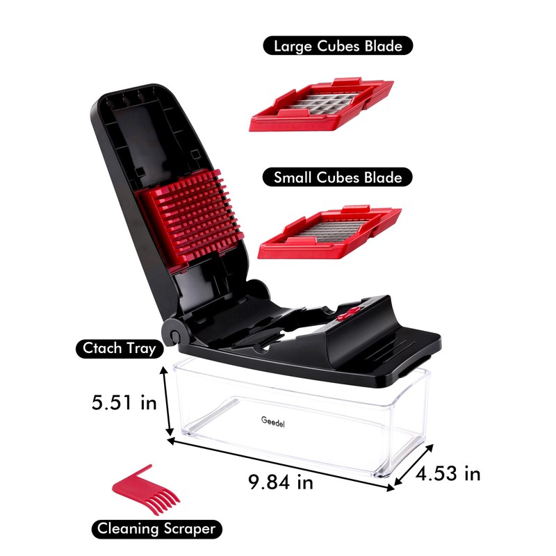 Geedel Vegetable Chopper, Onion Chopper Pro Food Chopper, Kitchen Vegetable