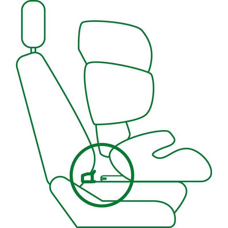 Cybex, ISOFIX Installation Aids For simplified Car Seat Installation, black