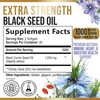 Black Cumin Seed Oil Capsules 1000mg per Serving - Premium