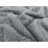 Bear & Panda Waffle Flannel Fleece Mink Throw - Sofa/Bedspread/travel