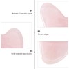 Sha Facial Treatment with Rose Quartz Heart Shape Guasha Board