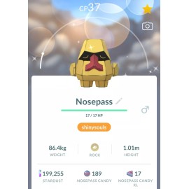 Pokémon Go Shiny Nosepass Trade! Registered Or 30 Day Friends! *See Description*