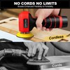 Cordless Sander, 3" Palm Sander with 2Pcs 16.8V 3.0Ah Batteries,