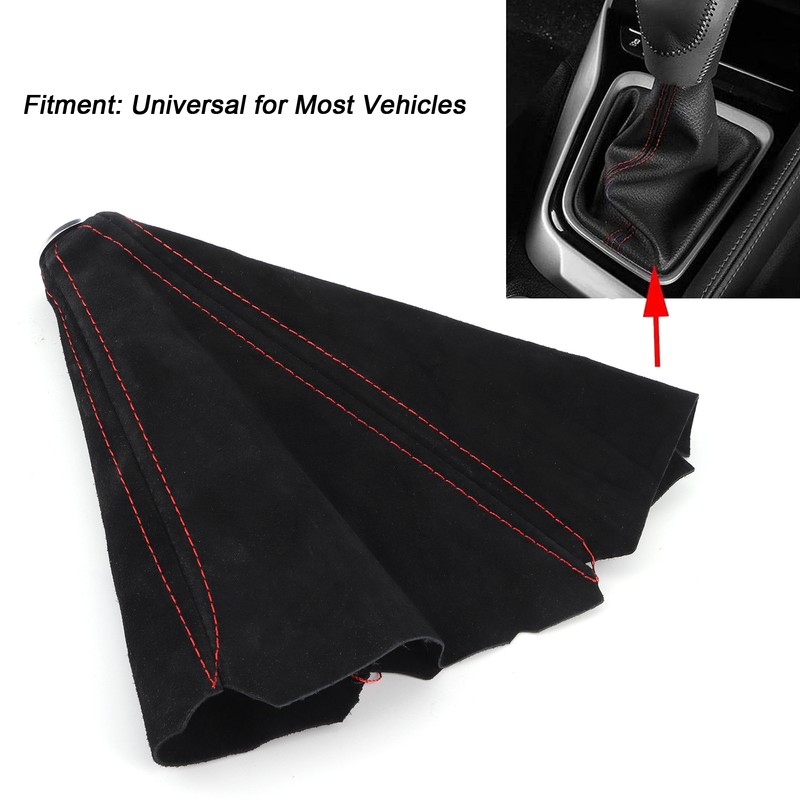 Shifter Lever Dust Cover Boot Gaiter Car Interior Suede Universal