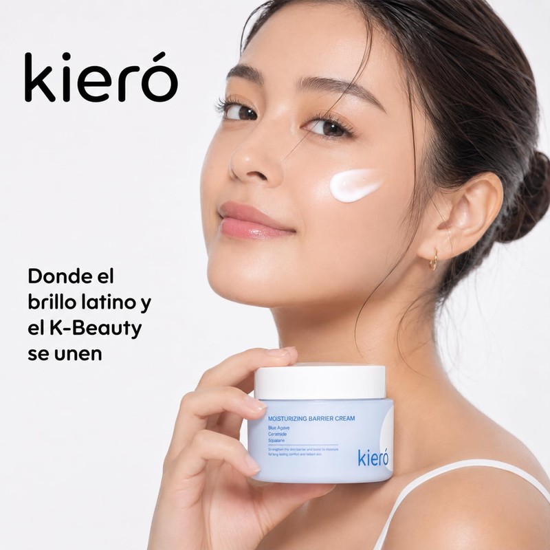 KIERO Crema Hidratante Facial Ceramidas y Agave Azul 50 g