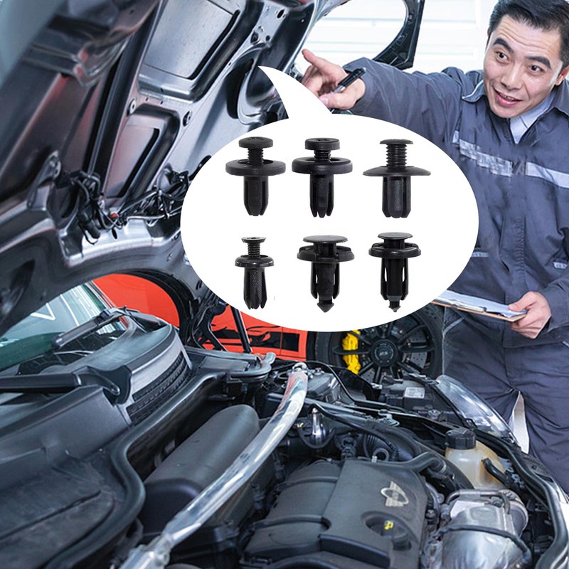 Pack of 190 Car Mounting Clips, Universal Door Trim Mounting