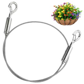 Stainless Steel Adjustable Hanging Wire - Heavy Duty 2m X1.5mm, Holds 44lb/20kg, Ideal for Picture Frames, Mirrors, and Wall DIY Holders