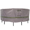 Duck Covers Soteria Waterproof 108 Inch Round Patio Table with