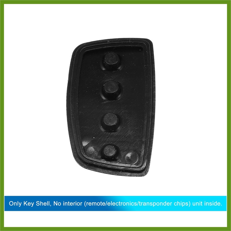 HOPESPANNER 4 Button Car Remote Fob Case Cover Insert Rubber