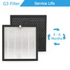 Vegebe G3 H13 HEPA Replacement Filter, Compatible with AMEIFU G3
