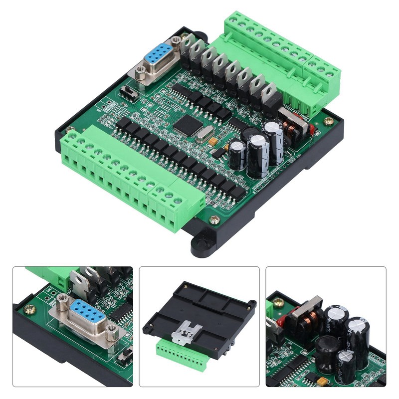 PLC Control Board Industrial Programmable Logic Controller Module Accessory Part