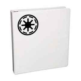 World Design Galactic Republic Symbol Notebook Car Laptop 5.5" (Black)