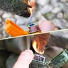 3 Pack Waterproof Lighter Outdoor Windproof Torch Lighters Dual Arc
