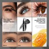 Black feather Mascara, Lengthening and Thick, Long Lasting, Waterproof, Smudge-Proof