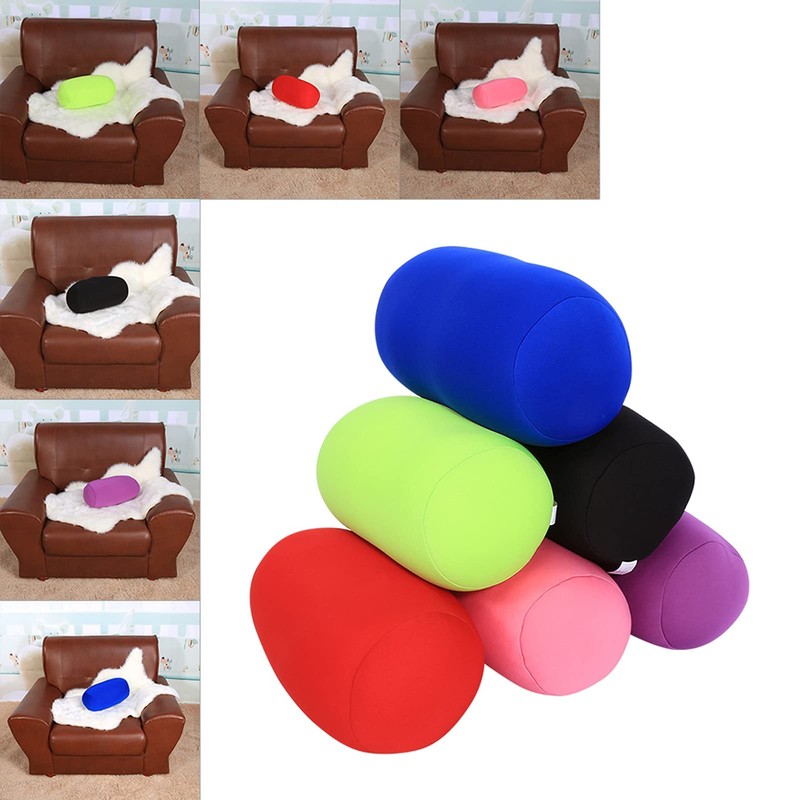 Natudeco Micro Pillow Back Pillow, Cylindrical Mini Pillow, Micro Ball