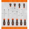 DIFFLIFE Screwdrivers Set with Case, 120-piece Includes Slotted, Phillips, Hex,