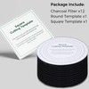 Perfnique Compost Bin Charcoal Filters, 12 Pack Filter Replacement for