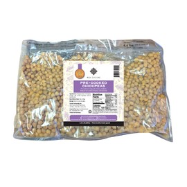 Precooked Chickpeas 70.5OZ Vac Pack Bag - Perfect For Making Hummus - Ambient, Fresh, No Preservatives