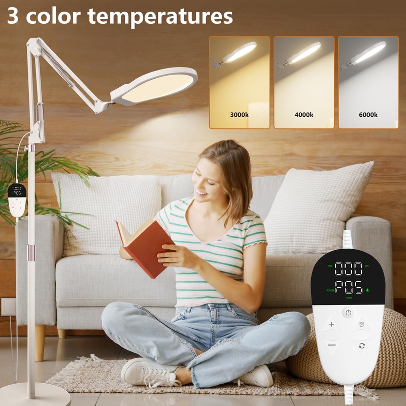 Sozapooty Light Therapy Lamp & Sun Lamp - 5 Adjustable