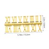 LALAFINA 15 Sets Roman Numerals Clock Replacement Kit DIY Clock