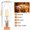 B11 LED Bulb Dimmable, 6 PCS Ivyemons High Output B11