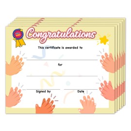 Certificate of Achievement, Kindergarten Certificates Award Gifts for Kids Children Students, School Graduation Diploma Ceremony Decorations Supplies, 25 Pack Award Certificates, 02
