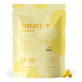 B-FIT B Omega 3 1800 mg Ácidos Grasos - 1080 mg EPA y 720 mg DHA - 90 Cápsulas de Omega-3 de Salmón Noruego y Pescado de Agua Fría - Patente EPAX - Cá