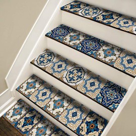 Alwayspon Multi-functional Sticker for Wall Tile Sticker, Bathroom Kitchen Fridge Freezer Vinyl Sticker, Furniture Stairs Door Table Peel and Stick Backsplash Staircase DIY Home Decoration Sticker