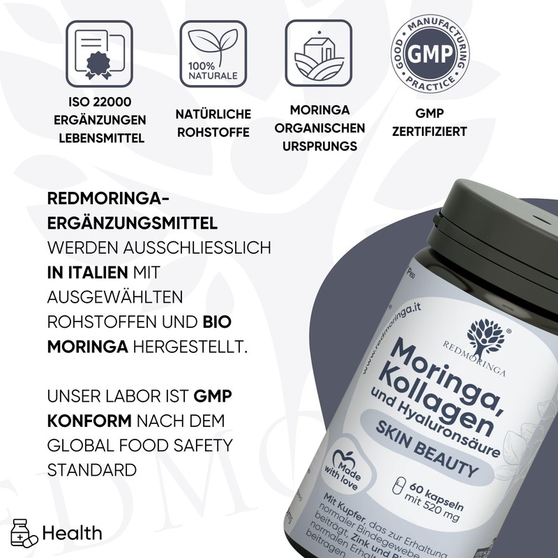 Marines Collagen and Hyaluronic Acid with Copper, Zinc, Biotin, Vitamin