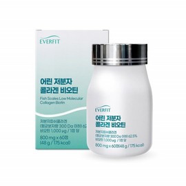 Everett Young Collagen Biotin Hyaluronic Acid Elastin Pomegranate Flavor / 어린 콜라겐 비오틴 히알루론산 엘라스틴 석류맛