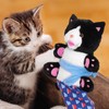 Pack of 2 Cat Hand Puppets, Interactive Cat Toy Hand