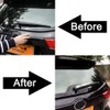 Senzeal Chrome Rear Window Wiper Cover Trim for Toyota Highlander