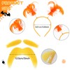 zsccxq 5 Pcs Orange Accessories Costume Set T Shirt Tutu