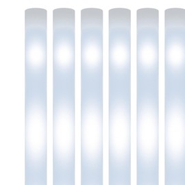 Perfeclan 20Pcs LED Glow Rods Set Light up Sticks Multifunctional Lightweight Party Supplies Foam Rods for Concerts Holiday Carnival, Random color mixing