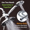 AquaDance 7" Premium High Pressure 3-Way Rainfall Combo for The