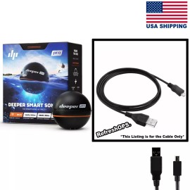 Unbranded Deeper PRO Smart Portable Sonar Pro USB Cable Transfer Cord Replacement
