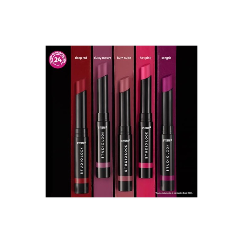 CY Cyzone Labial en Barra Supermate Lips Studio Look, Petal