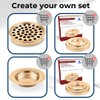 Steadfast Selections - (Bread Tray) Premium Gold Communion Trays for