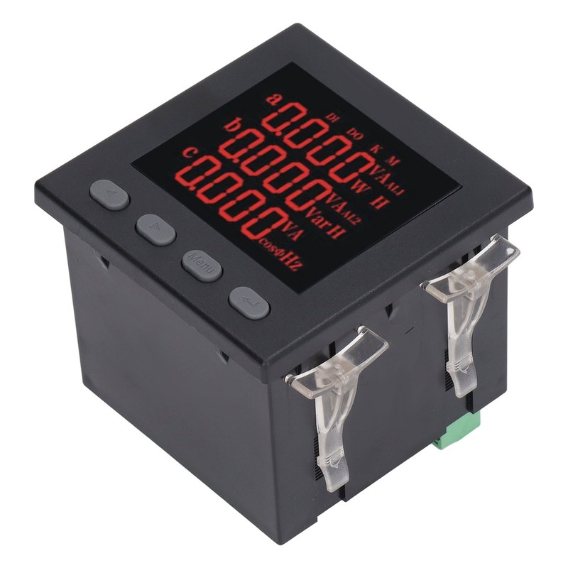 3 Phase Digital Ammeter Intelligent Multi Function Energy Power Meter