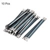 sourcing map Metal Internal Flex Frame - 10Pcs 120mm/4.7" Handbag
