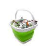 SAMMART 11L (2.9 Gallon) Collapsible Rectangular Handy Bucket (1, Green)