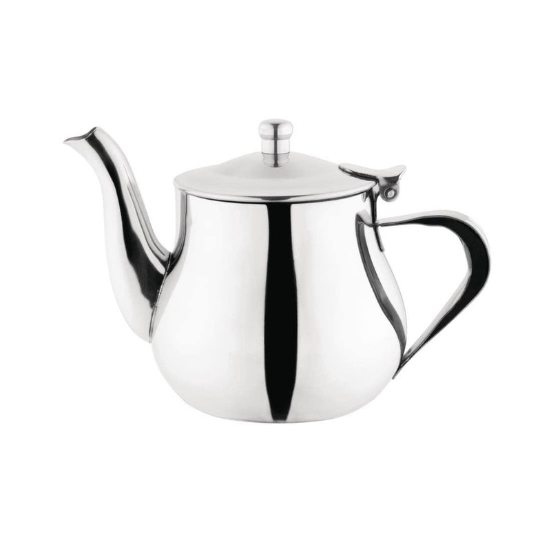 Olympia Arabian Tea Pot Stainless Steel 13Oz Infuser for Better