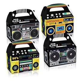 Cajas Regalo Fiestas Radio Piezas Temática Retro Novedosas Hip Hop Dulces Bocadillos Cartón Recuerdos Fiesta