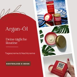 D'Aniello 2 x 125 ml Argan Oil Day Cream & Night Cream - Face Cream Women - Face Cream Men - Anti-Wrinkle Cream - Face Care Set - Face Cream - Moisturiser Face - Moisturiser Face