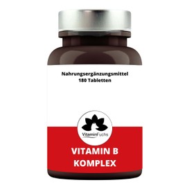 Vitamin B Complex High Dose - Full Spectrum Vitamin B Tablets Ideal for Energy, Nervous Systems, Stree. Vegan VitaminFuchs