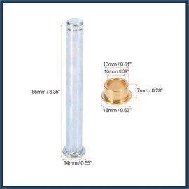 INFINAUTO 2 Set Car Door Hinge Pin and Bushing Repair Kits 2 Pin Metal for Jeep Grand Cherokee 1994-1998 Stylish Design