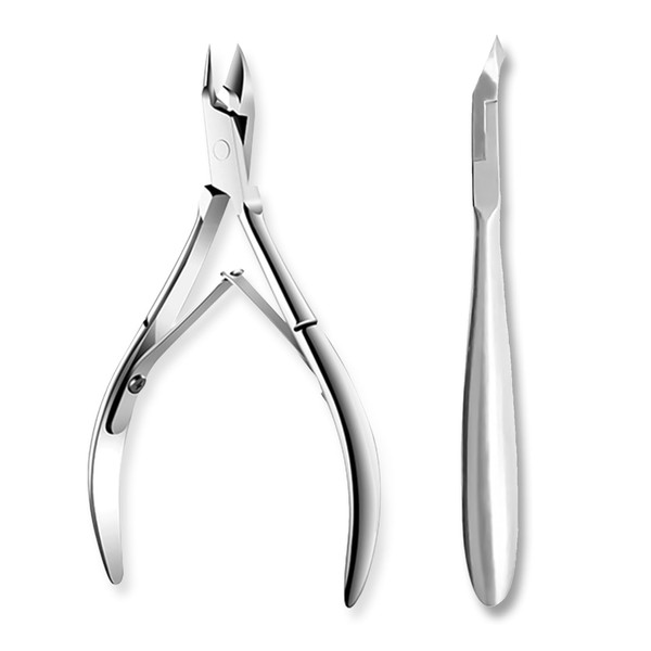 Cuticle Nippers, Professional Nail Nippers, Cuticle Cutter, Portable Stainless Steel Cuticle Nippers for Cuticles and Feet