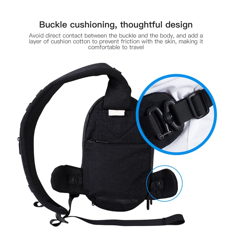 AFISHTOUR EVA Hard Shell Shoulder Messenger Bag Large Capacity Travel