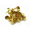 WedDecor Brass Mushroom Head Split Rivet Studs Gold Rivets for